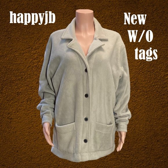 NWOT Vintage Jenny Buchanan Fleece Jacket Size M - Picture 2 of 8